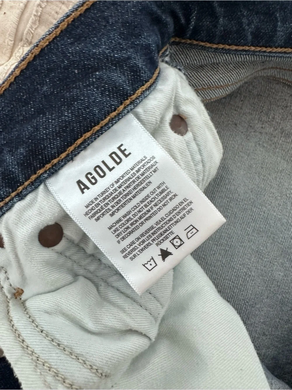 Agolde Freya Jeans | Dark Wash | Size 32 - Picture 4 of 5